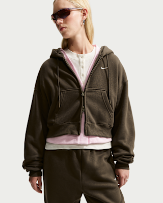 Nike Studio Fleece Medium Weight Women's Oversized Full-Zip